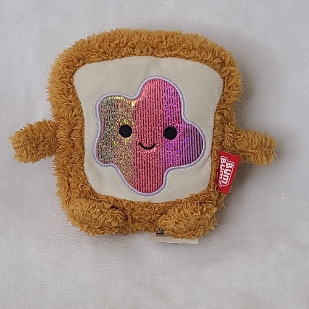 Bum Bumz Timothy the Toast Plush Russ Kelly Toy Breakfast Mini Plush - Picture 2 of 13